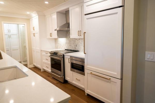 contractor reviewing kitchen remodeling permit requirements in Brandon FL during renovation project